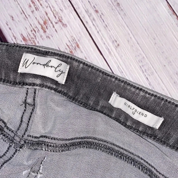 Wonderly grey girlfriend jeans size 12 - Picture 3 of 8